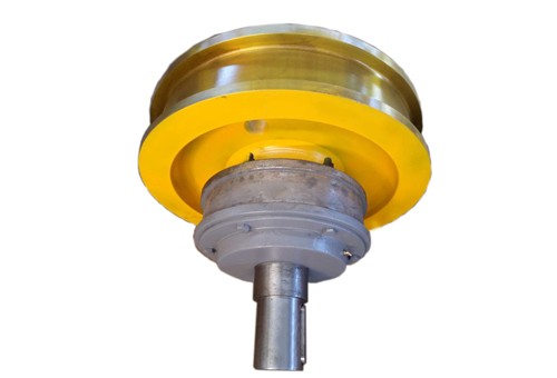 Forged wheel for overhead crane and gant